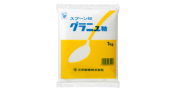 砂糖 スプーン印 白ザラ糖 ザラメ 袋 ざらめ 20 大粒 1kg 業務用 三井製糖 綿菓子